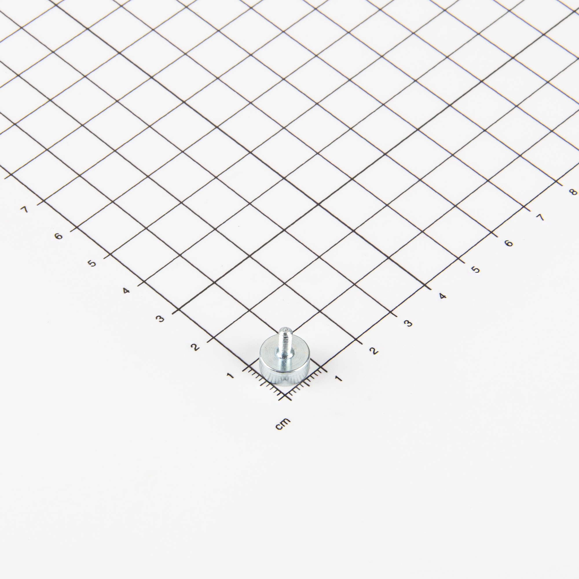 Magna-c Neodym Flachgreifer Ø10x4,5mm Mit Gewindezapfen M3x7