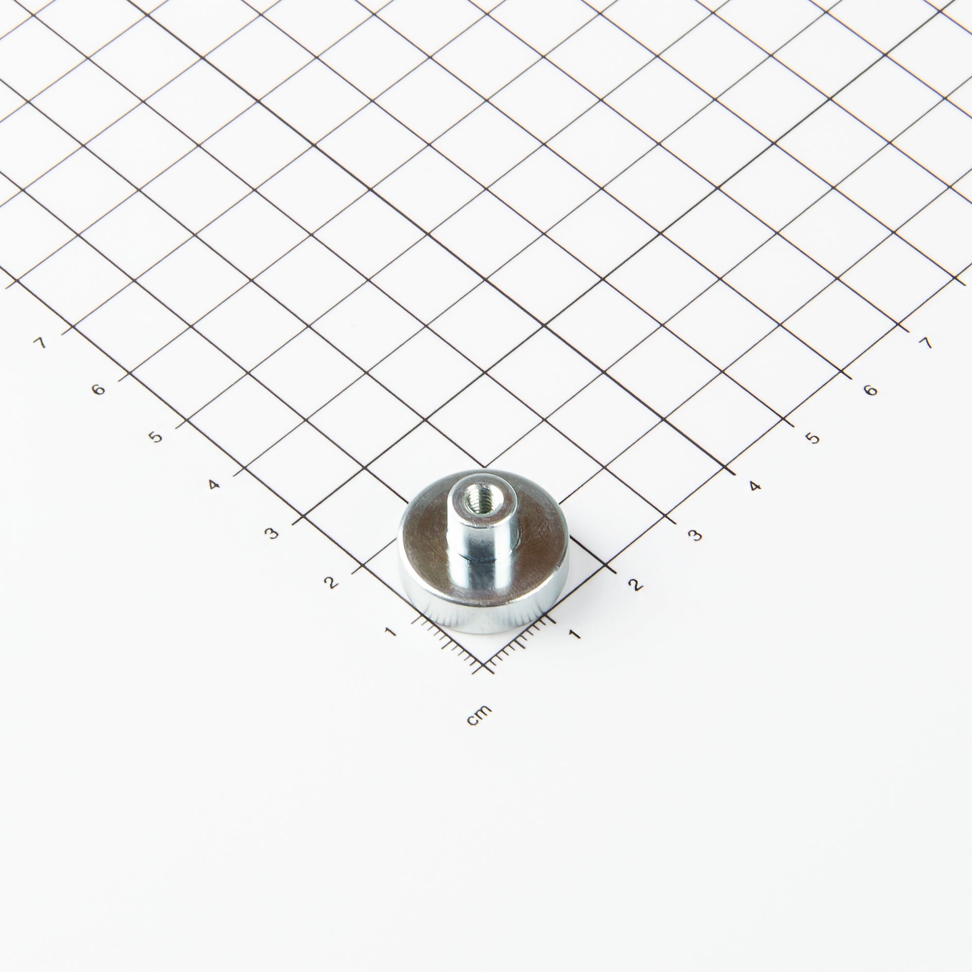 Magna-c Neodym Flachgreifer Mit Gewindebuchse Ø20x13mm