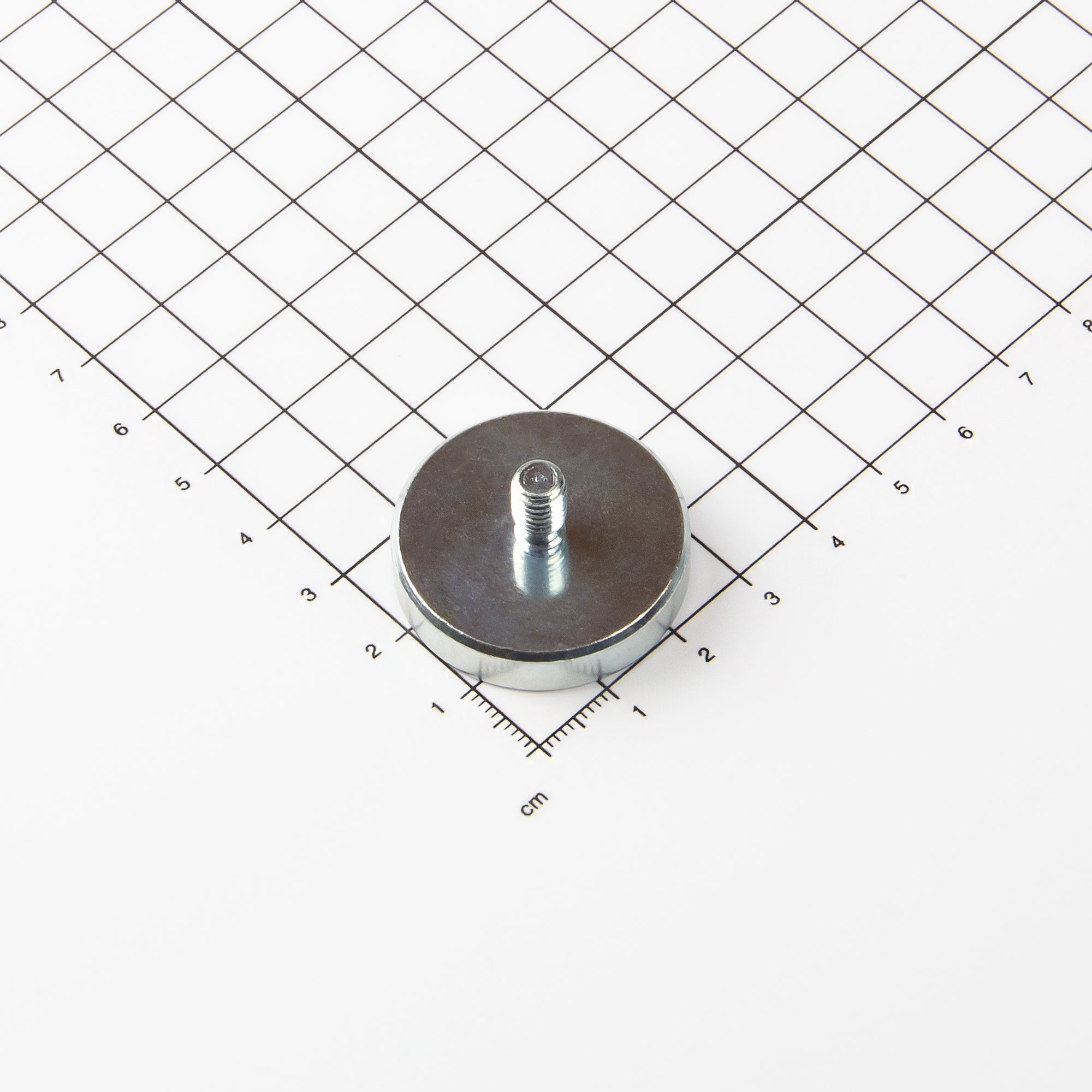 Magna-c Neodym Flachgreifer Mit Gewindezapfen Ø32x7mm