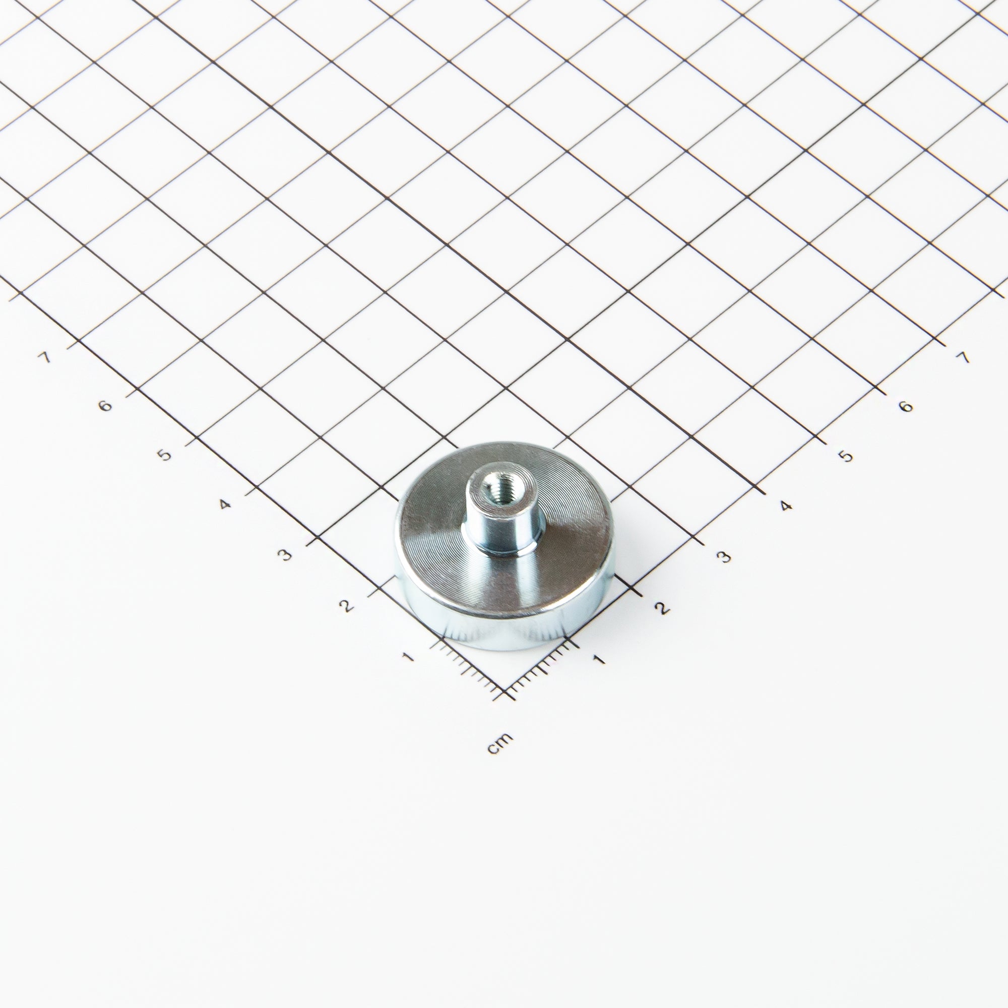 Magna-c Neodym Flachgreifer Mit Gewindebuchse Ø25x14mm