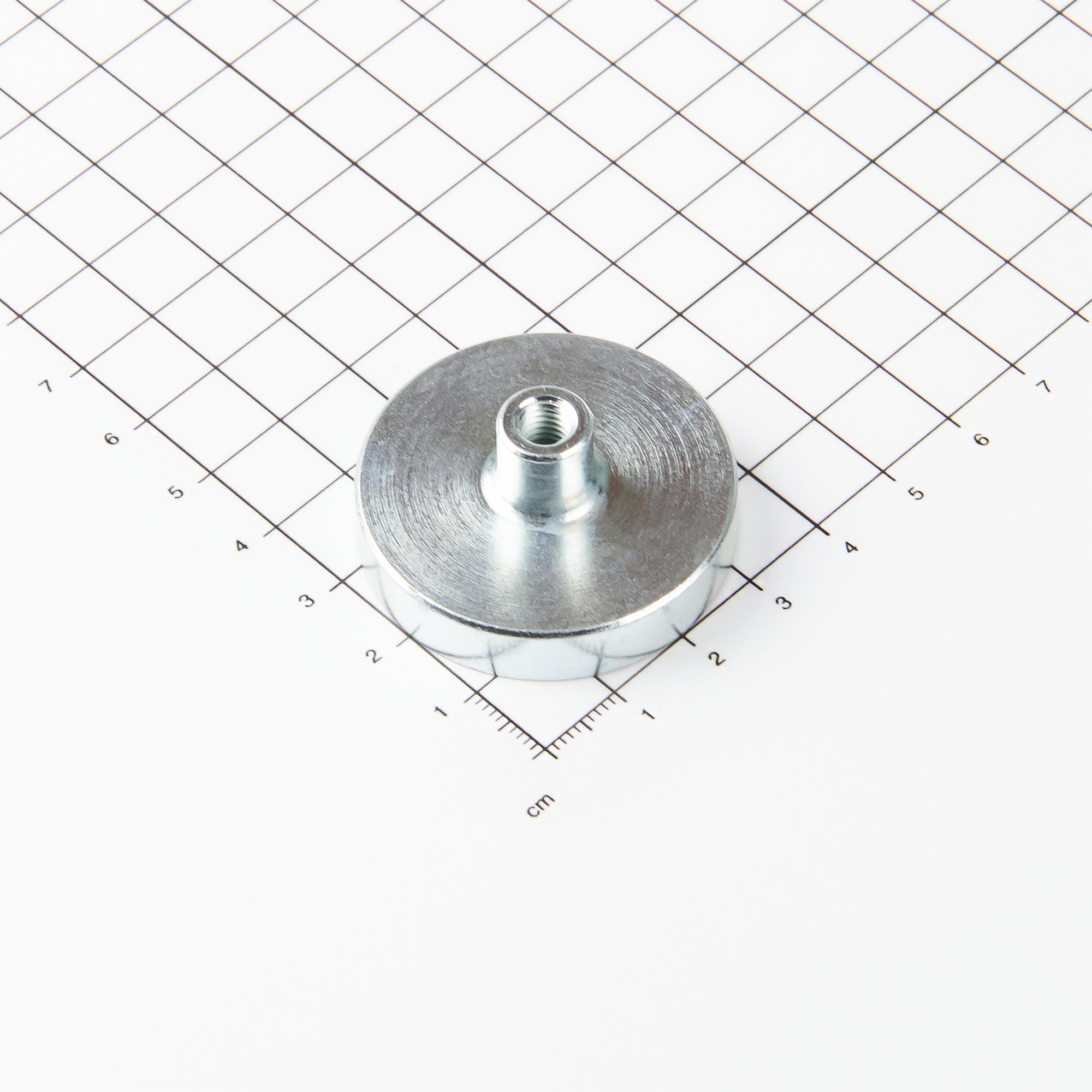 Magna-c Neodym Flachgreifer Mit Gewindebuchse Ø40x18mm