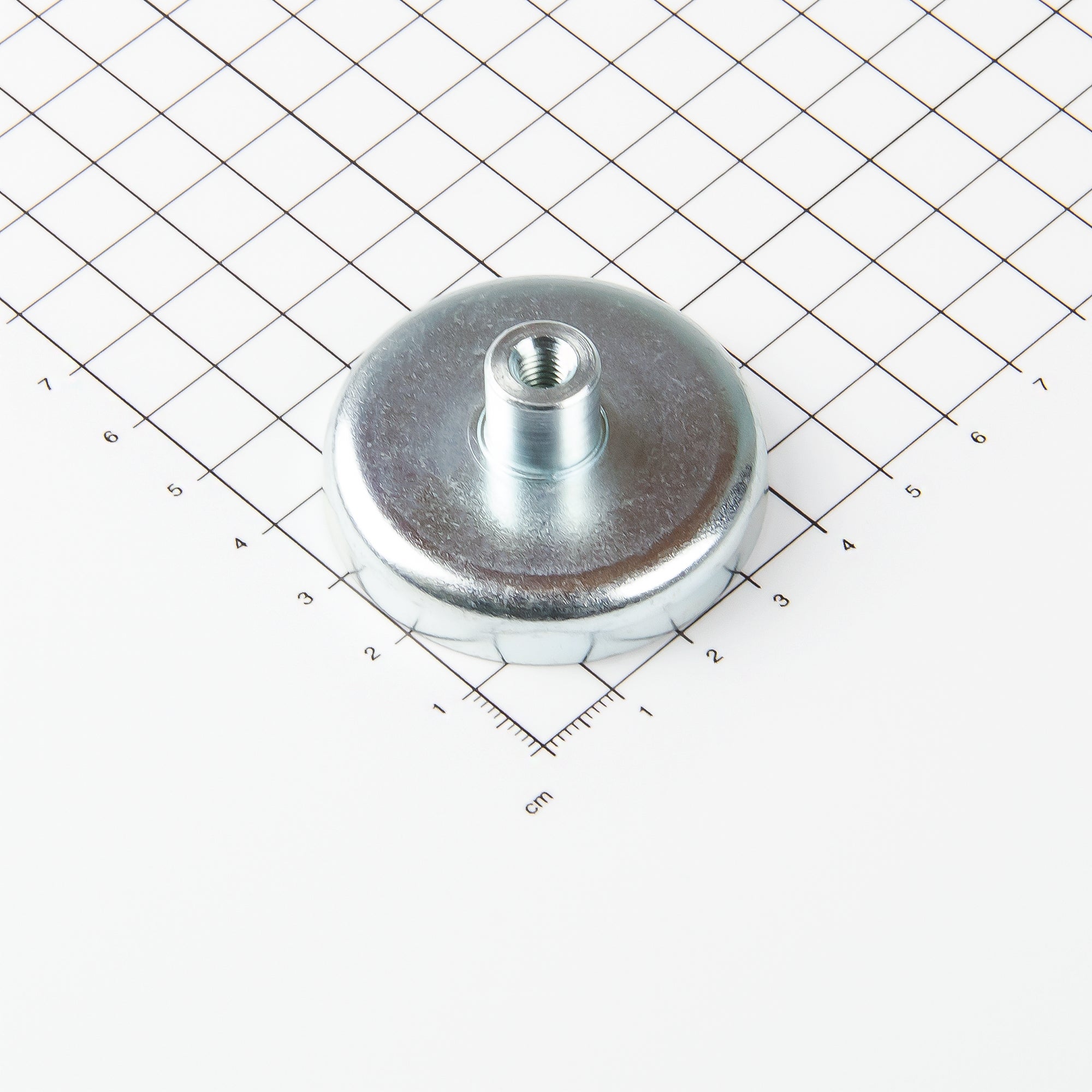 Magna-c Neodym Flachgreifer Mit Gewindebuchse Ø47x20,5mm