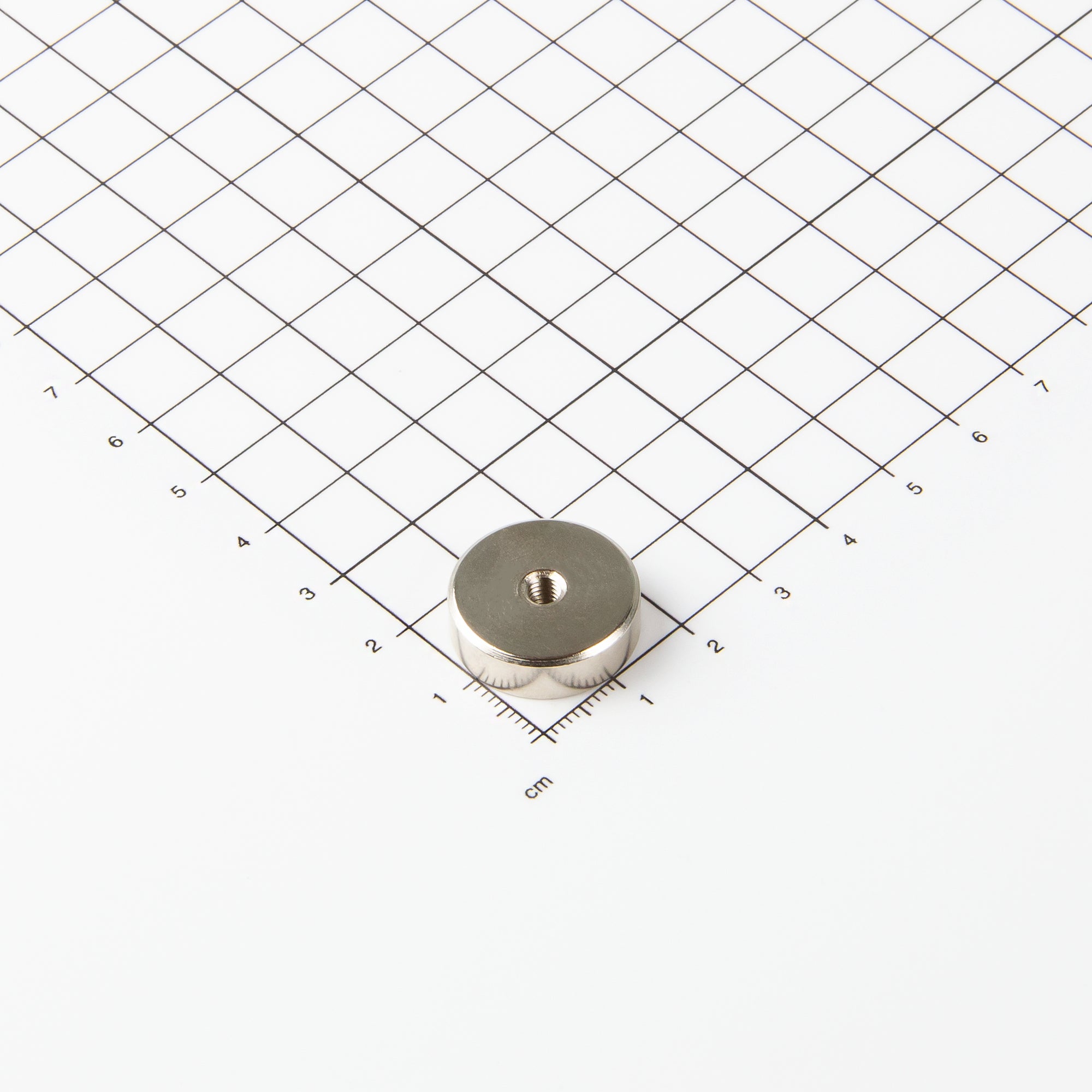 Magna-c Neodym-flachgreifer Ø20x6mm Mit Innengewinde