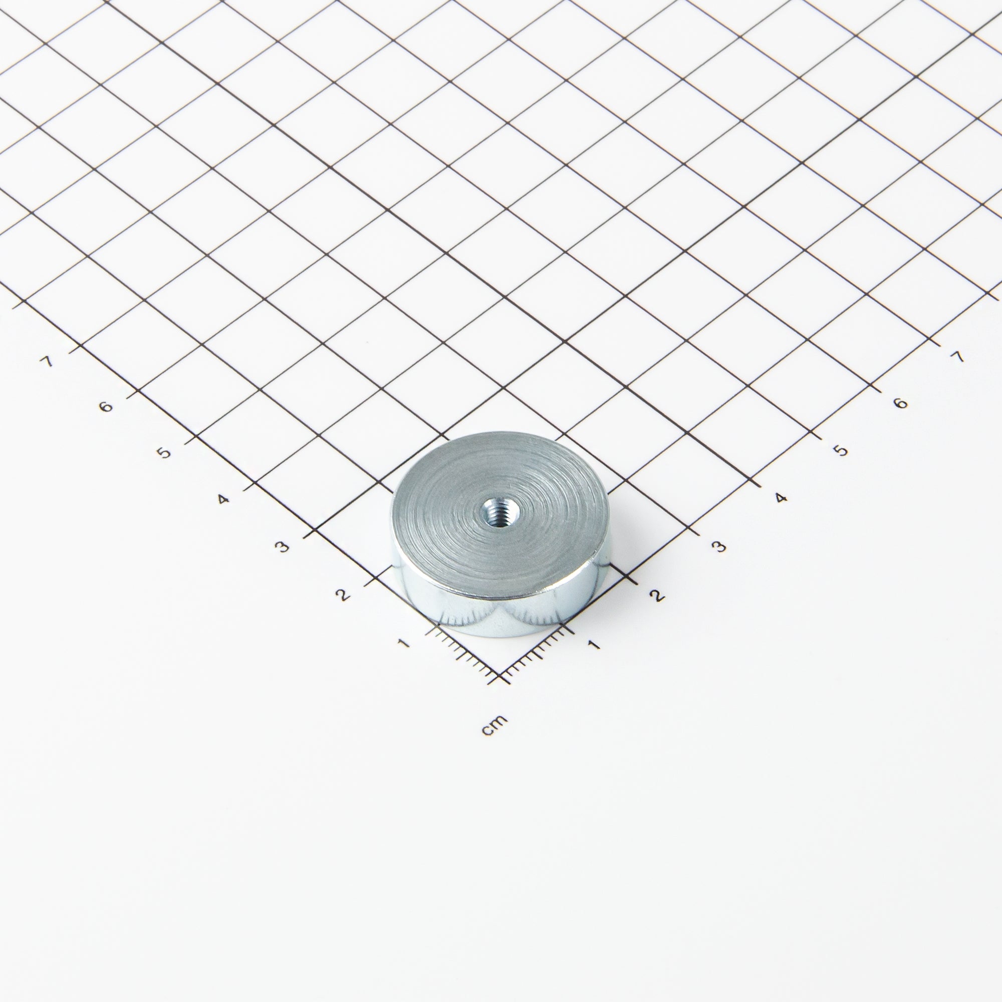 Magna-c Neodym Flachgreifer Ø25x7mm Mit Innengewinde