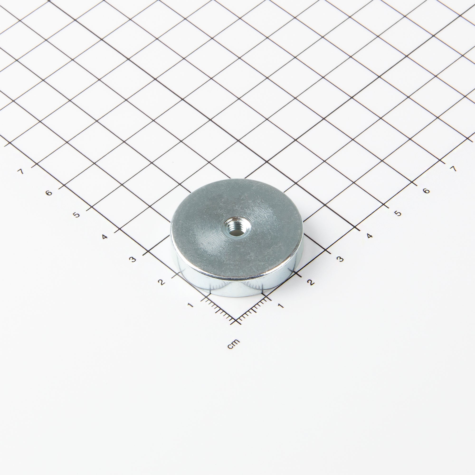 Magna-c Neodym Flachgreifer Ø32x7mm Mit Innengewinde