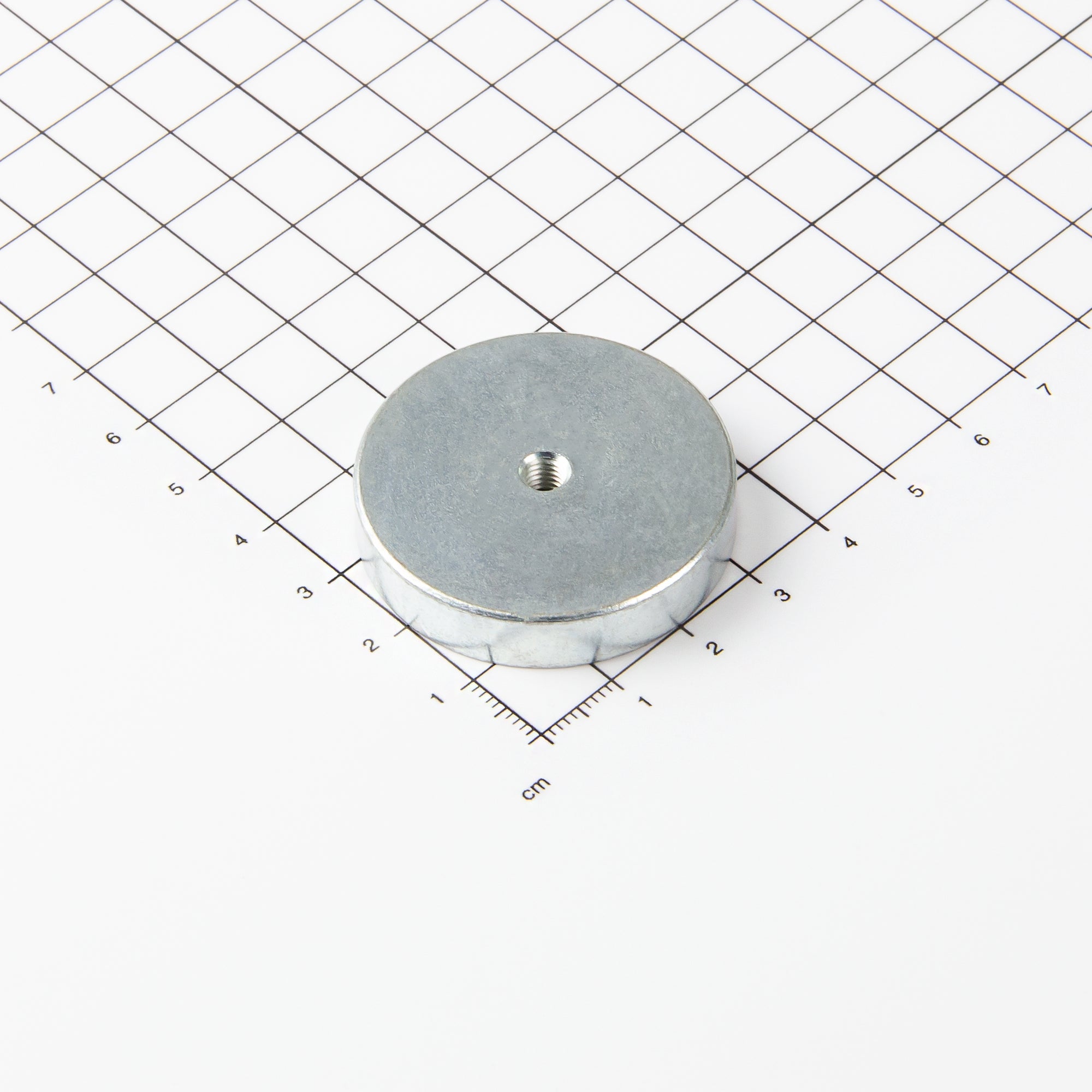 Magna-c Neodym Flachgreifer Ø40x8mm Mit Innengewinde