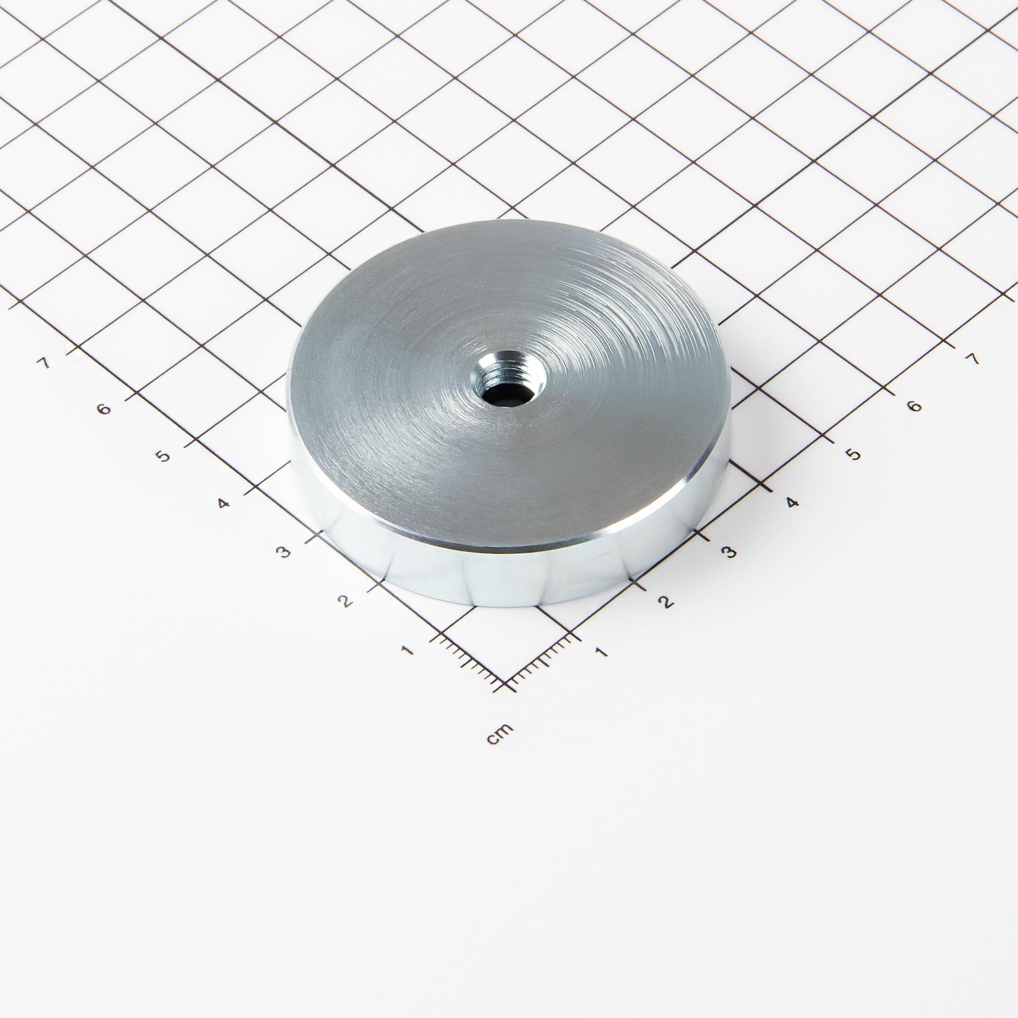 Magna-c Neodym Flachgreifer Ø50x10mm Mit Innengewinde