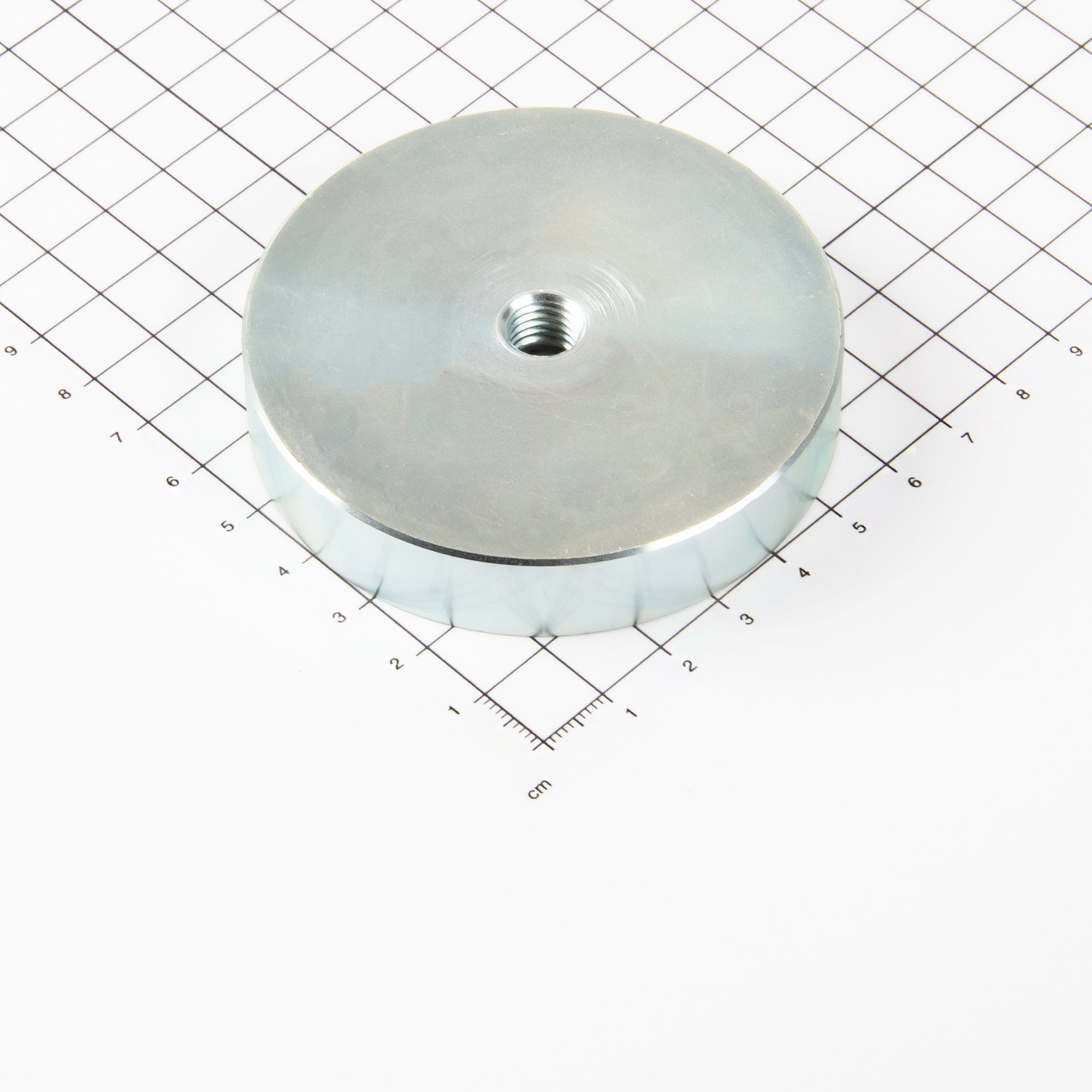 Magna-c Neodym Flachgreifer Ø75x15mm Mit Innengewinde