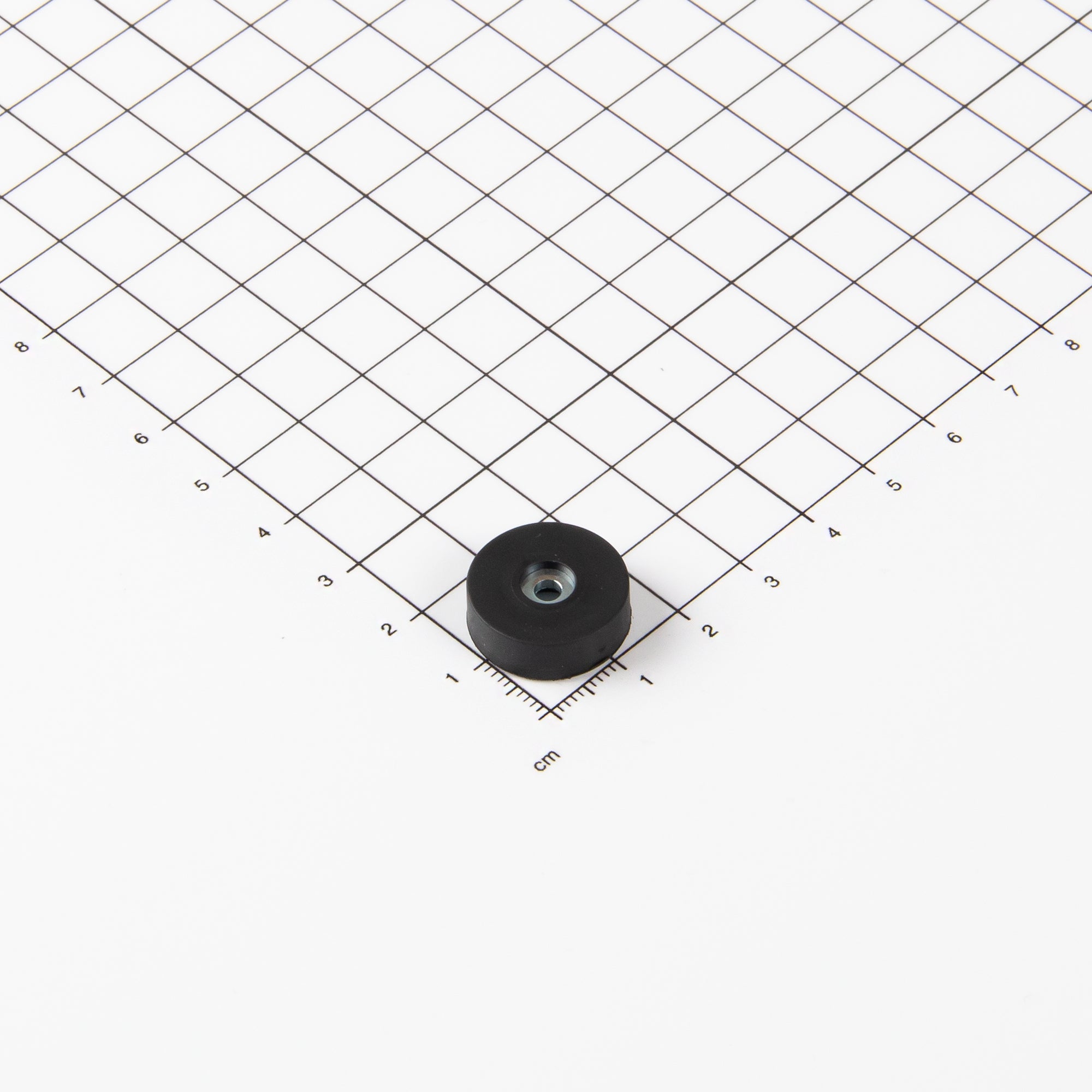 Magna-c Gummiertes Magnetsystem Ø18x6mm Mit Zylindrischer Senkung