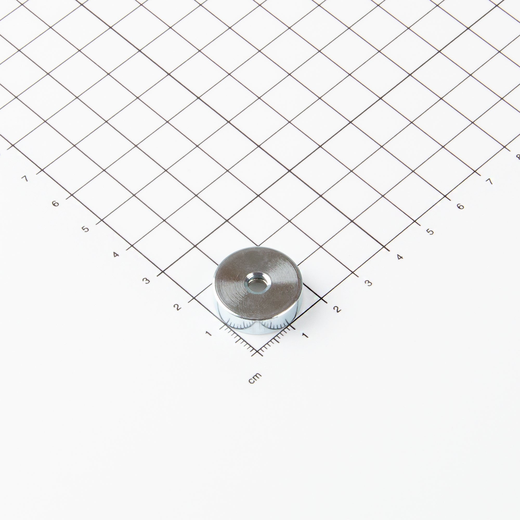 Magna-c Neodym Flachgreifer Ø20x6mm Mit Konischer Senkung