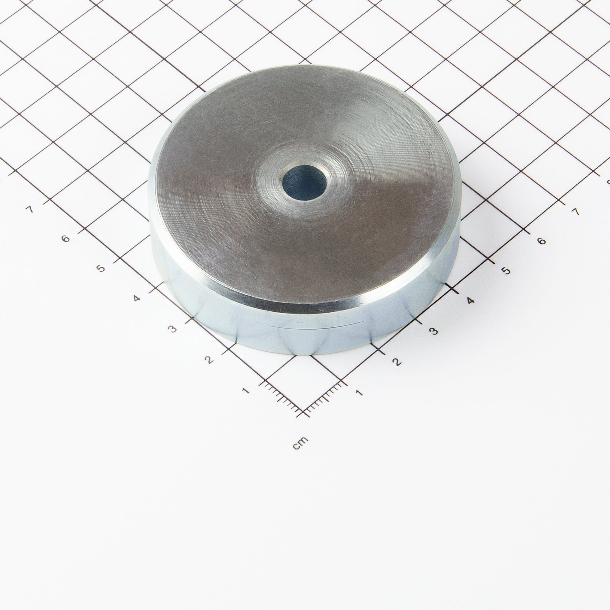 Magna-c Neodym-flachgreifer Ø60x15mm Mit Konischer Senkung