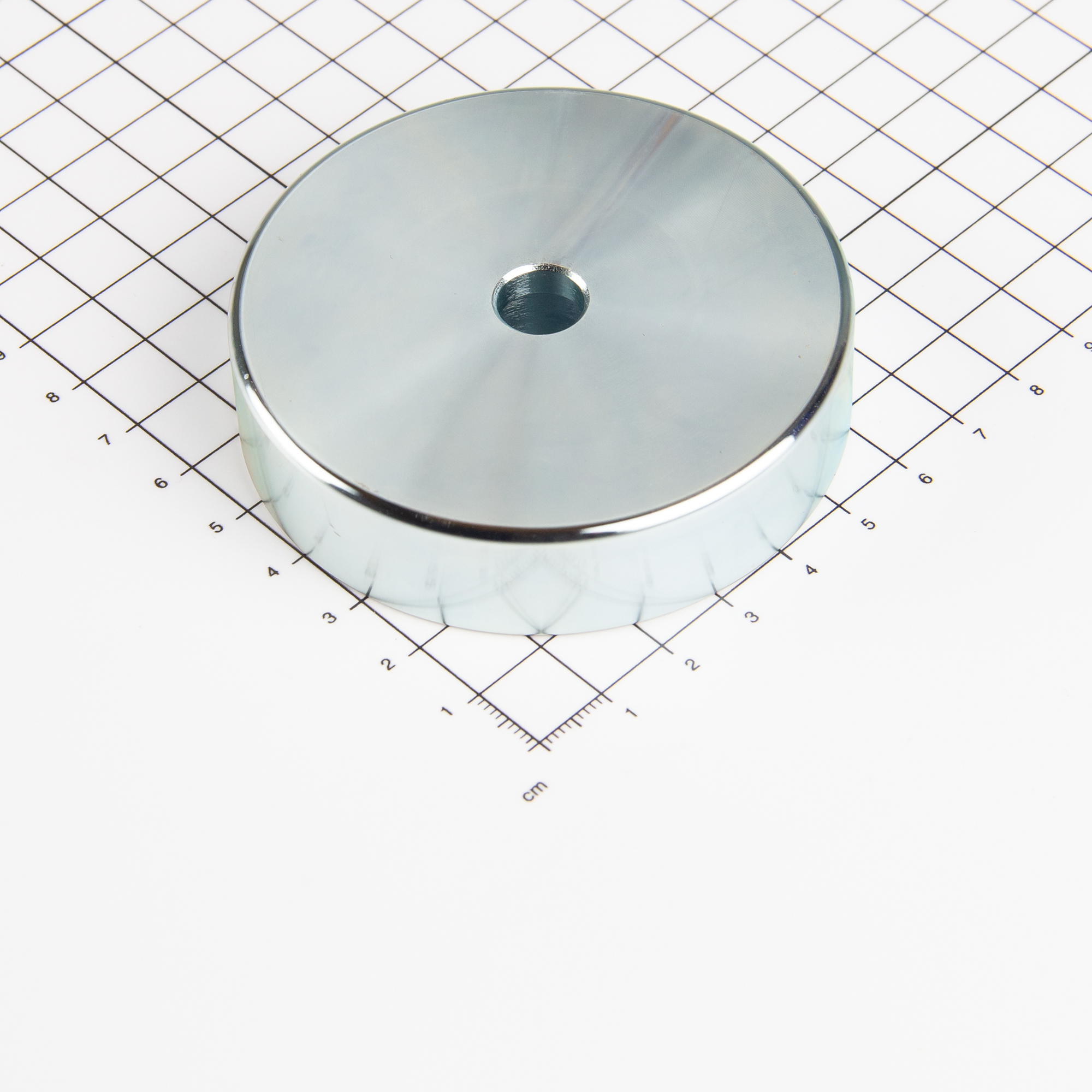 Magna-c Neodym Flachgreifer Ø75x18mm Mit Zylindrischer Senkung