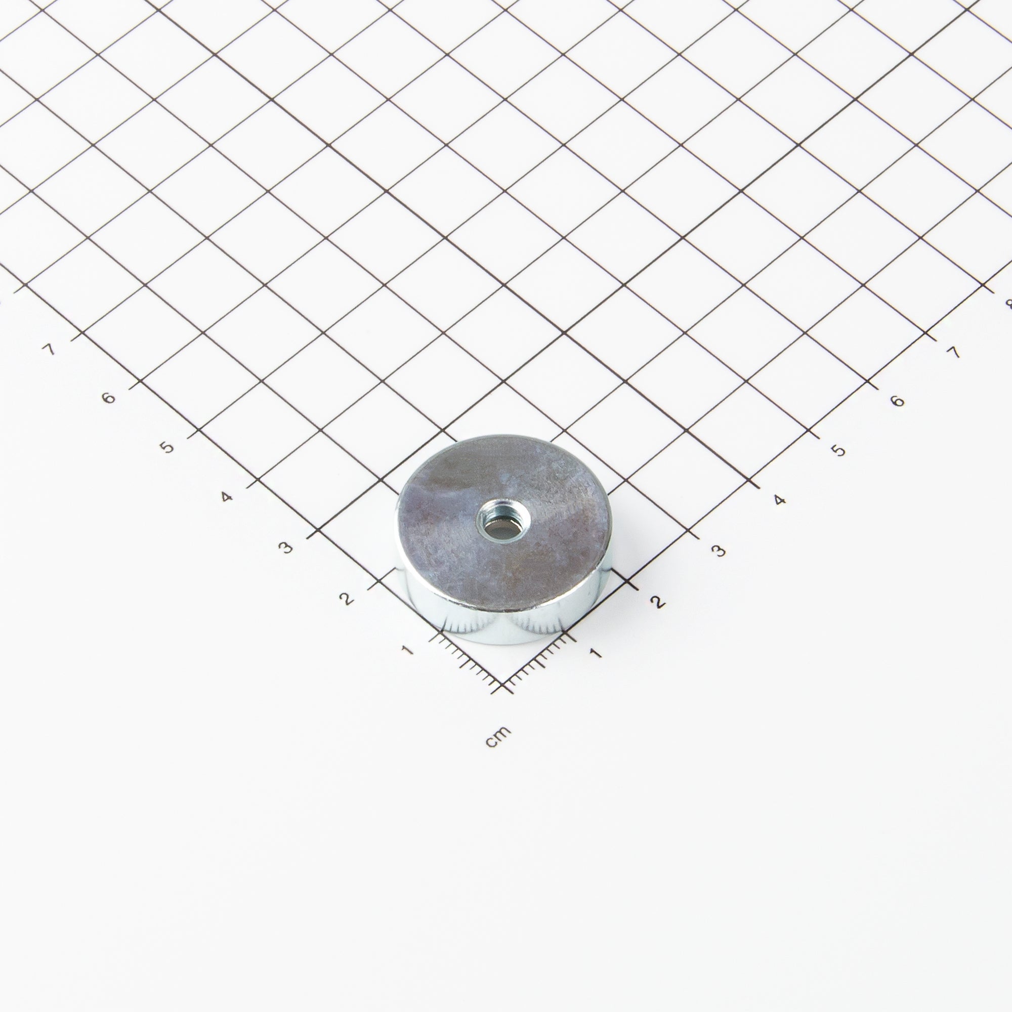 Magna-c Neodym Flachgreifer Ø25x7mm Mit Konischer Senkung