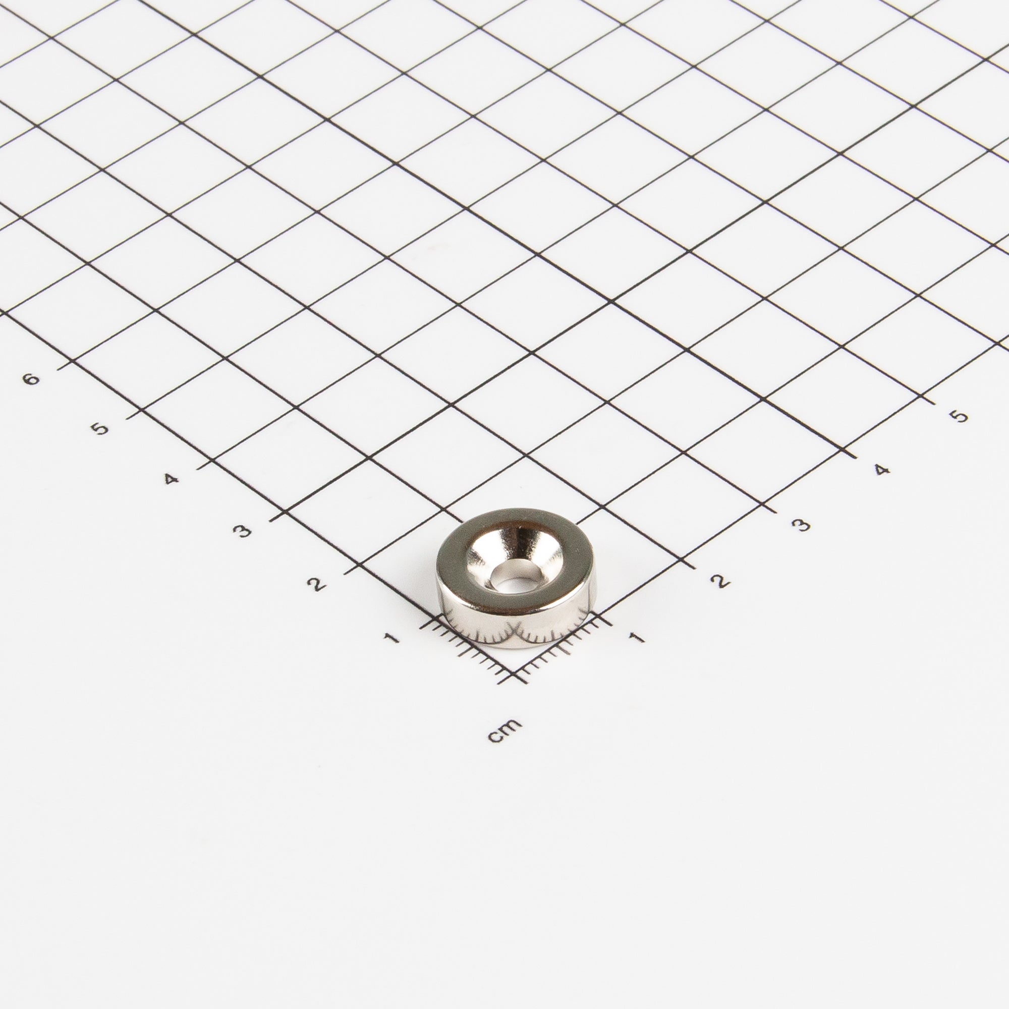 Magna-c Neodym-ringmagnet Ø14xø4,5x4,5mm Mit Konischer Senkung