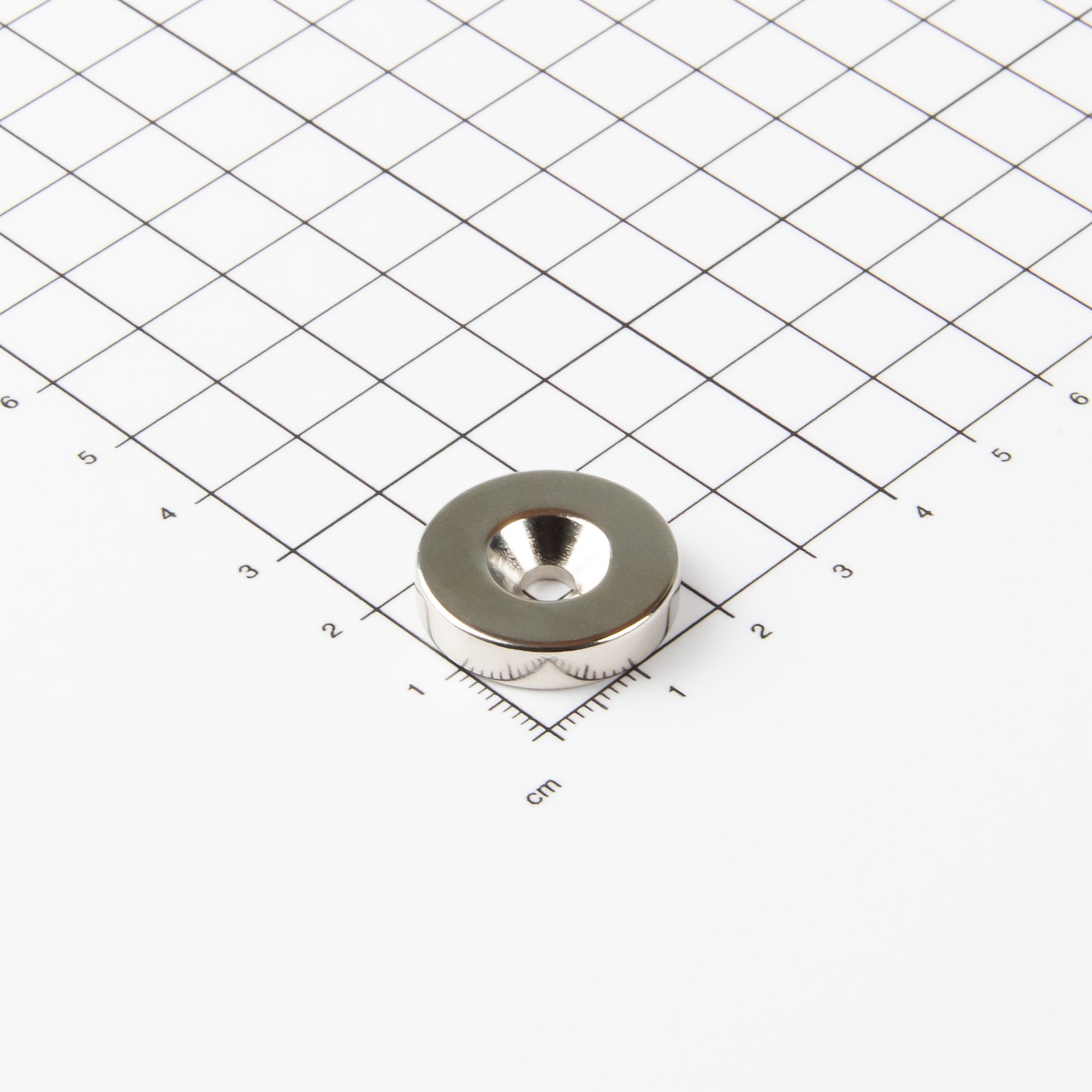 Magna-c Neodym-ringmagnet Ø22xø4,5x5mm Mit Konischer Senkung