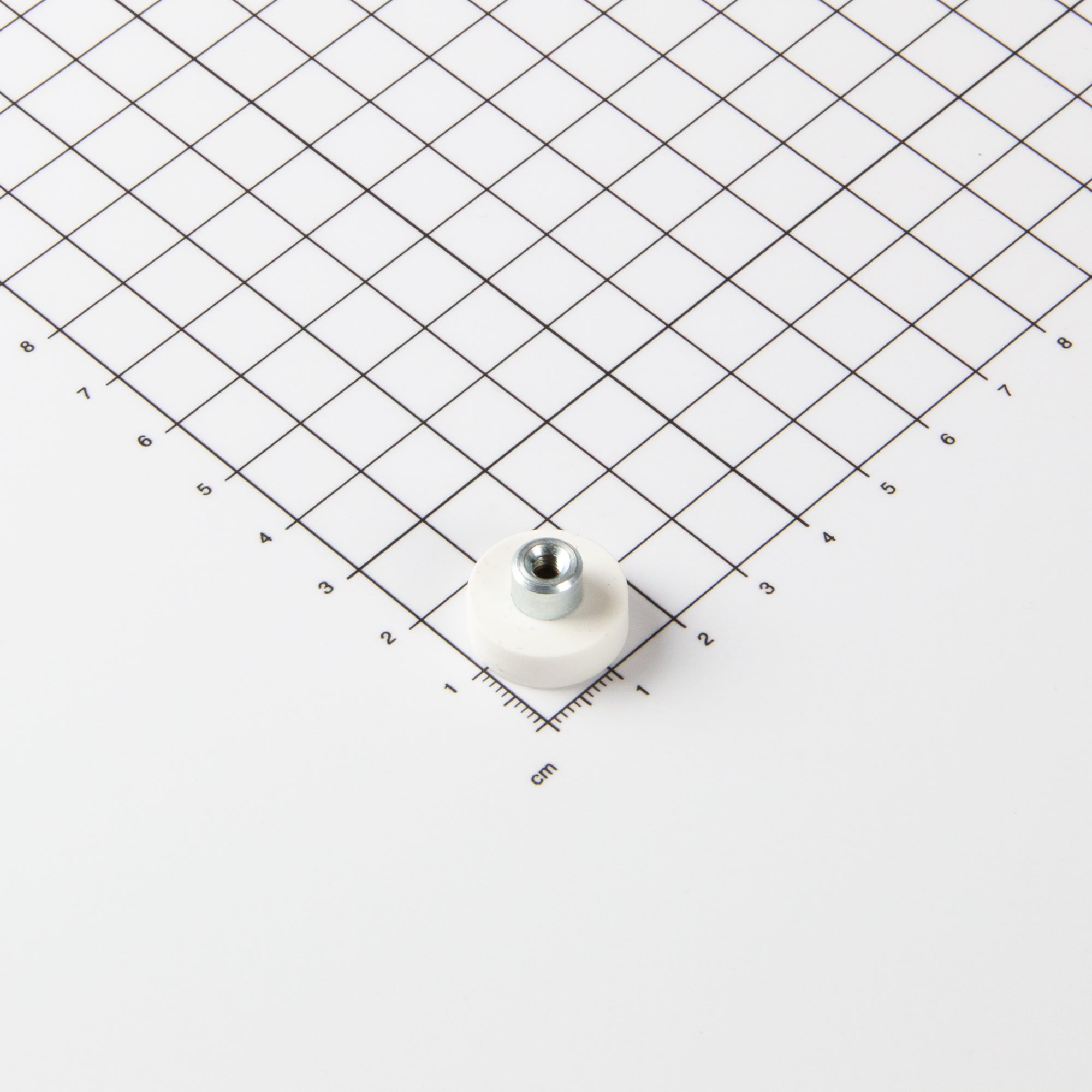 Magna-c Gummiertes Magnetsystem Ø18x6mm Mit Gewindebuchse