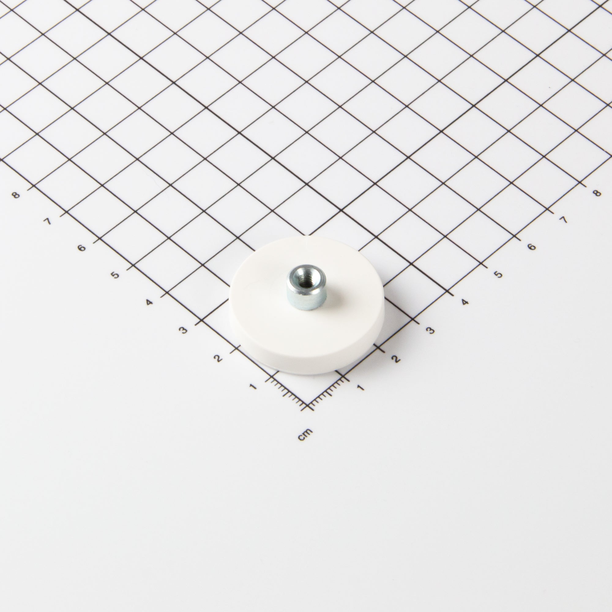 Magna-c Gummiertes Magnetsystem Ø31x6mm Mit Gewindebuchse