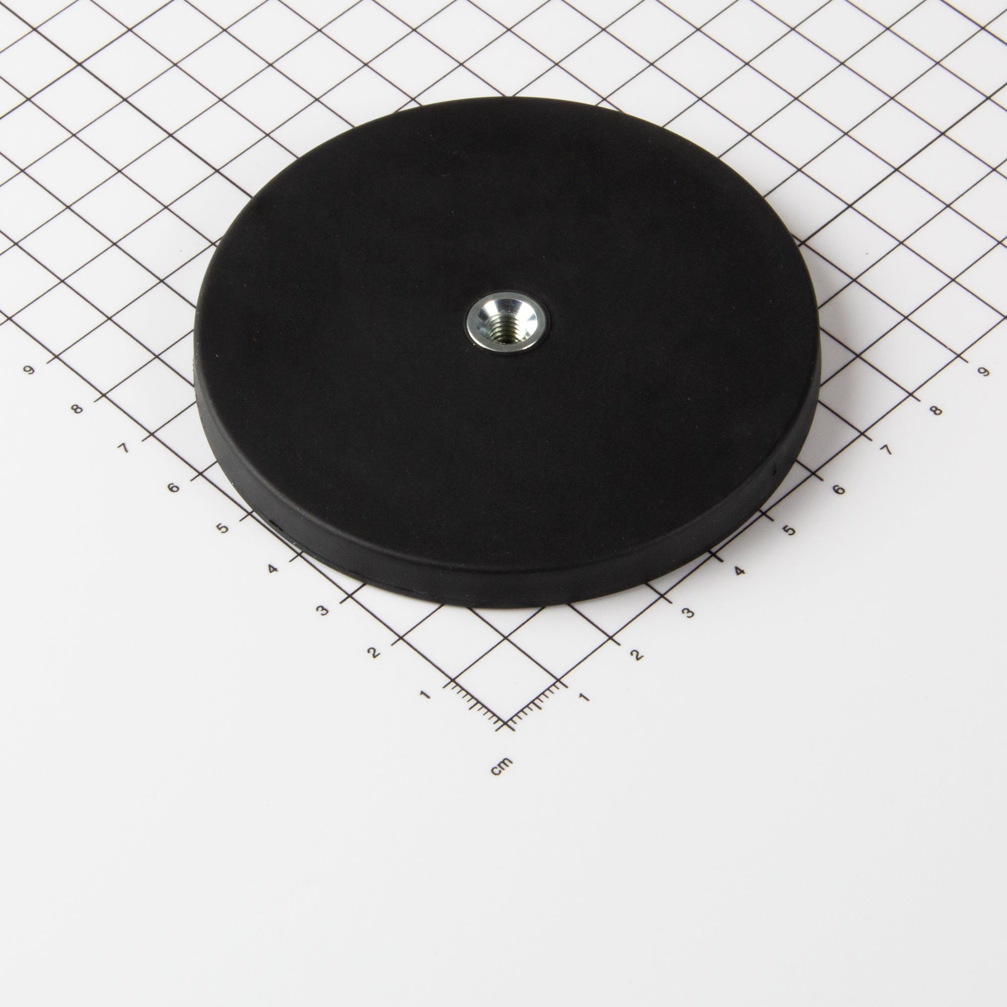 Magna-c Gummiertes Magnetsystem Ø88x8,5mm Mit Innengewinde