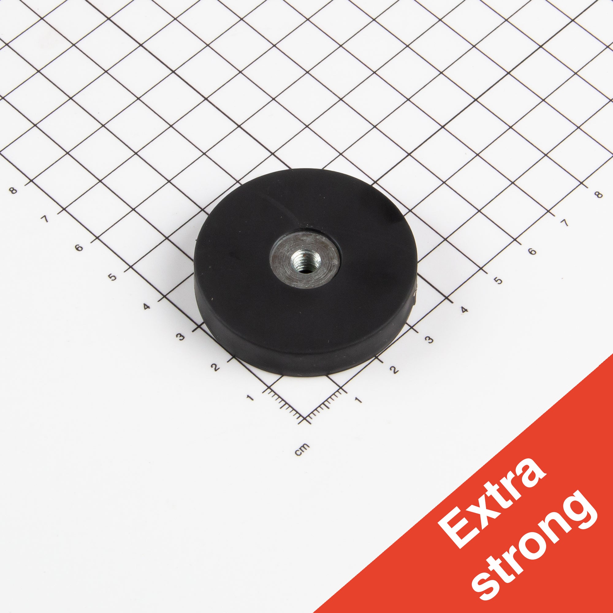 Magna-c Gummiertes Magnetsystem Ø45x9,5mm Mit Innengewinde