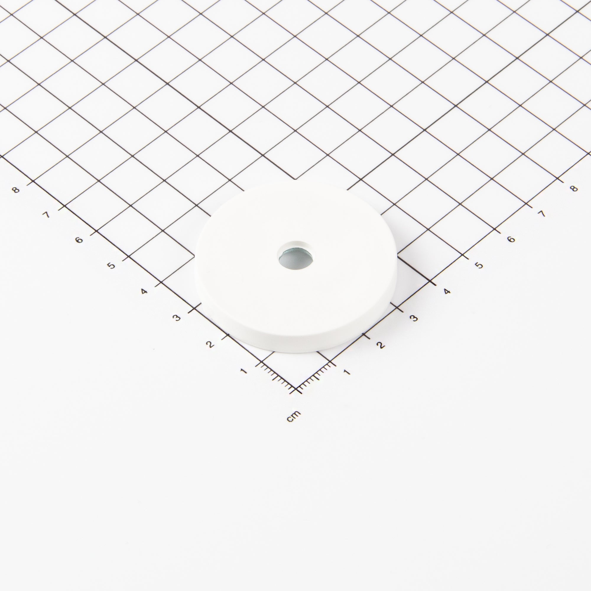 Magna-c Gummiertes Magnetsystem Ø43x6mm Mit Konischer Senkung