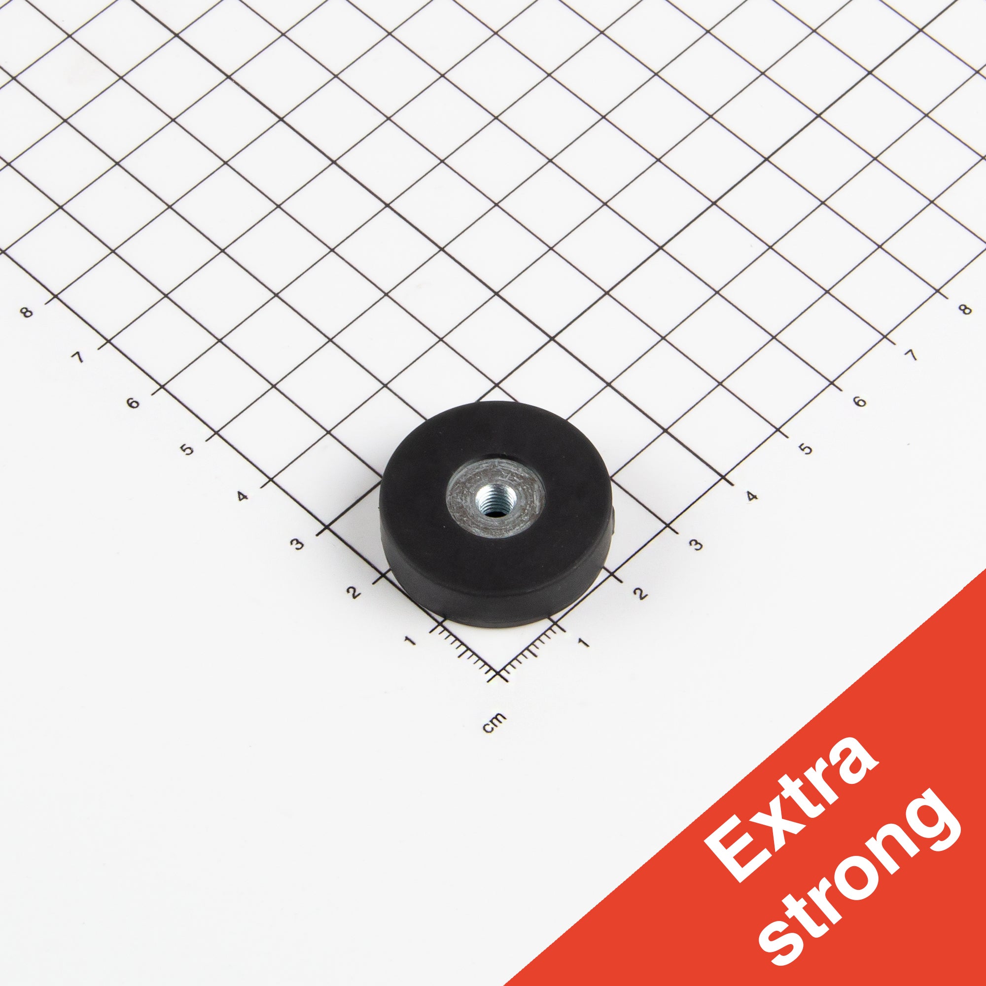 Magna-c Gummiertes Magnetsystem Ø29x8,5mm Mit Innengewinde