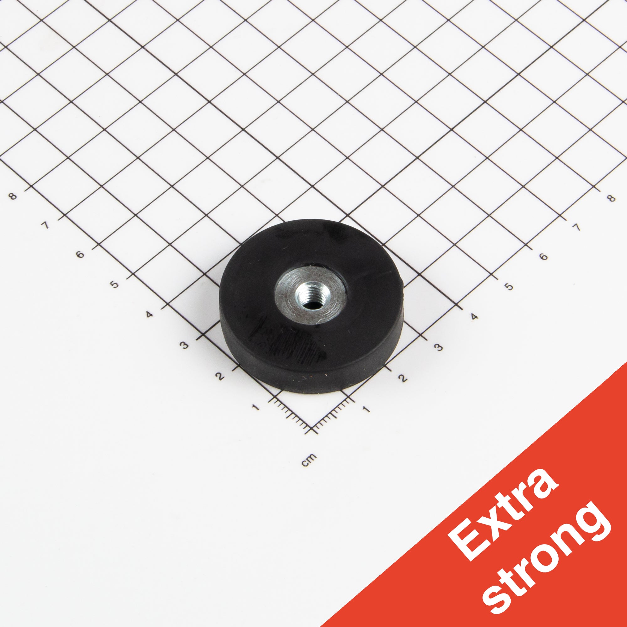 Magna-c Gummiertes Magnetsystem Ø36x8,5mm Mit Innengewinde