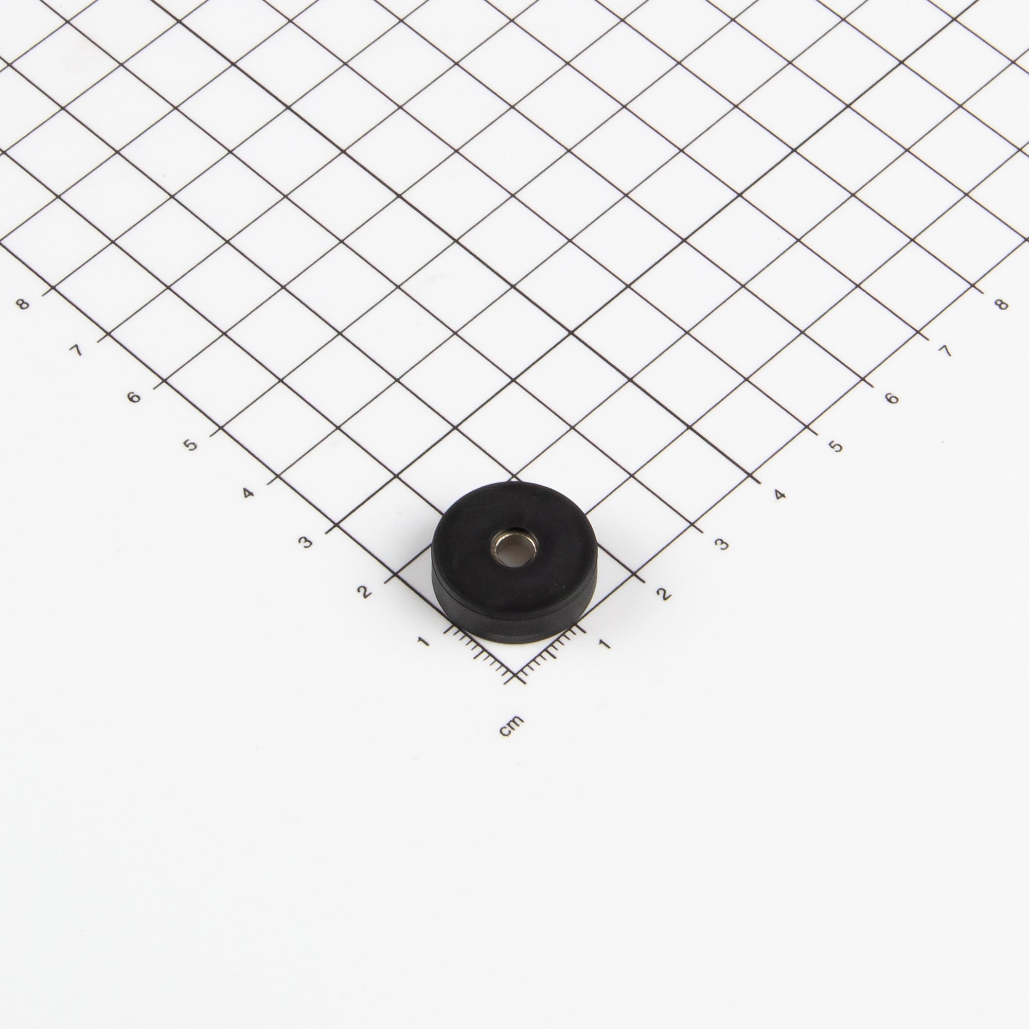 Magna-c Gummiertes Magnetsystem Ø19,5x6,5mm Mit Konischer Senkung