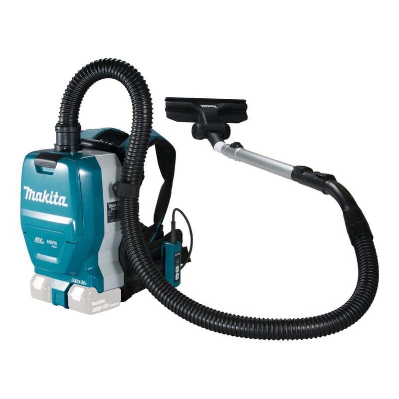 [neuwertig] B-ware Makita Akku-rucksackstaubsauger Dvc261zx15 2x18v Sauger Hepa Filter Blau