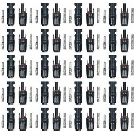 Maryplast-mc4 Solar Stecker Und Kupplung, Photovoltaik Modulstecker, Neuer Stil Ohne Schlüssel, 20 Paar