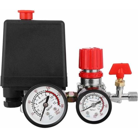 Maryplast-kompressor Druckschalter, Pressostat Mit Manometer Und Reglern