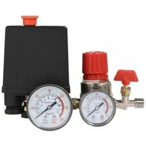 Maryplast-fenoplastica Druckschalter Für Kompressor, Mit Manometer Und Regler