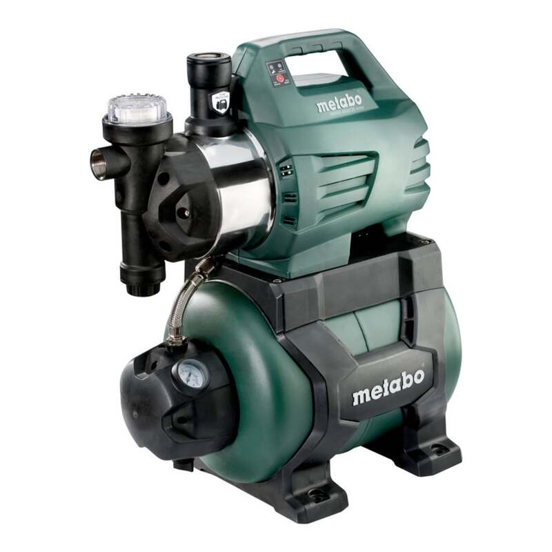 [neuwertig] B-ware Metabo Hauswasserwerk Hwwi 4500/25 Inox Wasserpumpe Gartenpumpe Edelstahl 1300w