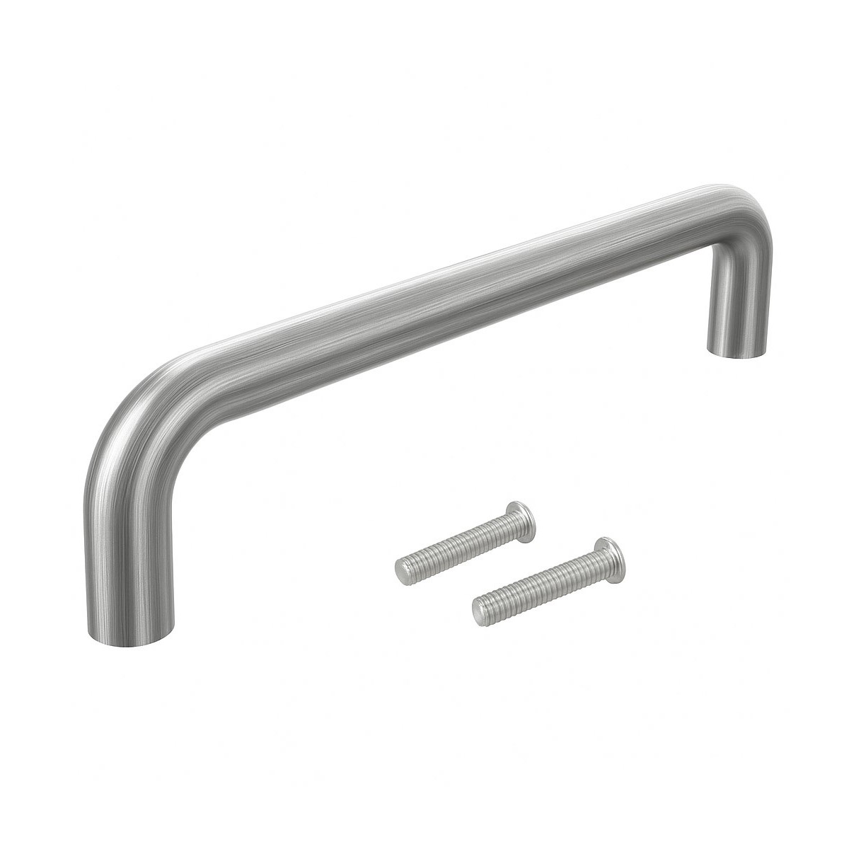 Bügelgriff 192mm Edelstahl Matt Ø10mm – Moderner Möbelbeschlag- Schrankgriff