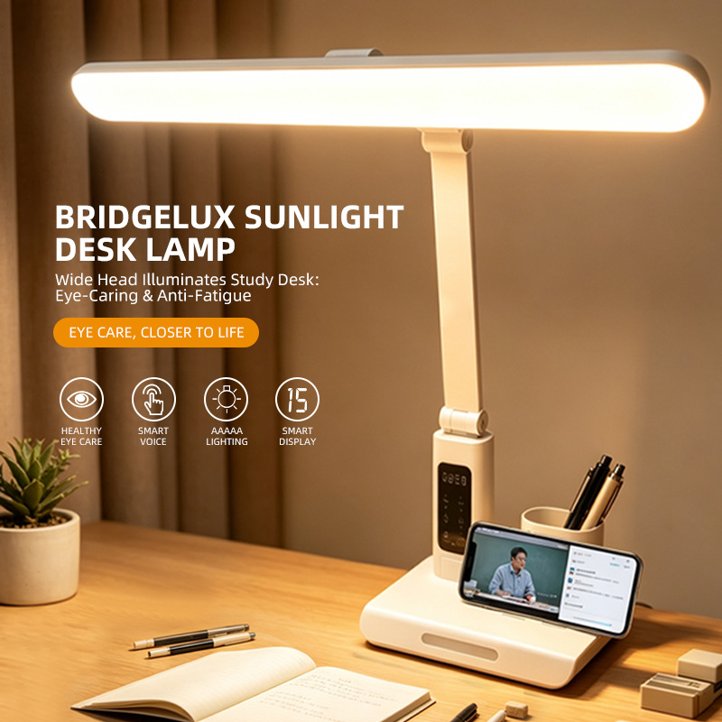 Schreibtischlampe Aa Mit Stifthalter Vollspektrum 3 Farben Wiederaufladbar Augenschutz