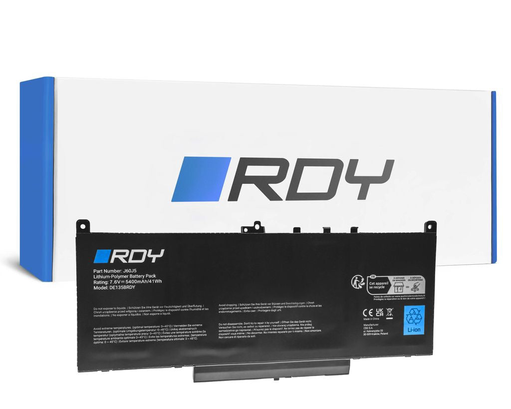Batería Para Portátil Rdy J60j5 Para Dell Latitude E7270 E7470