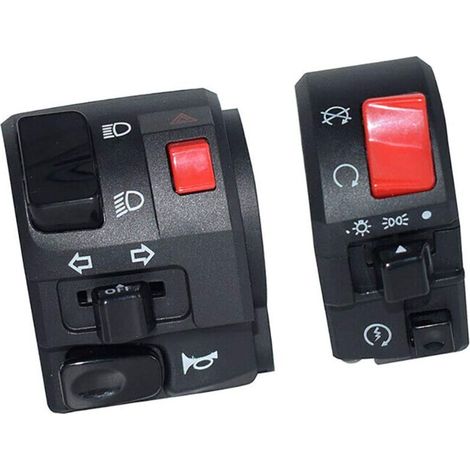 1 Paar Motorrad-lenker-schalter, Hupe-blinker-starterknopf