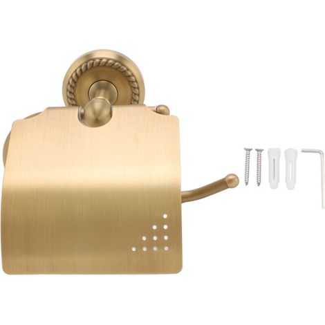 Wandmontierter Toilettenpapierhalter, Antiker Papierhandtuchhalter Mit Gedrehtem Muster, Wandhalterung Für Taschentücher Im Badezimmer, Für Küche Unter Schrank