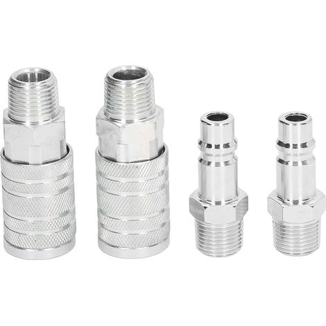 Luftschlauchanschluss Schnellverbinder Hochdurchsatz 1/2 Zoll Npt Stecker Buchse 300 Psi Für Pneumatikwerkzeug-enthusiasten