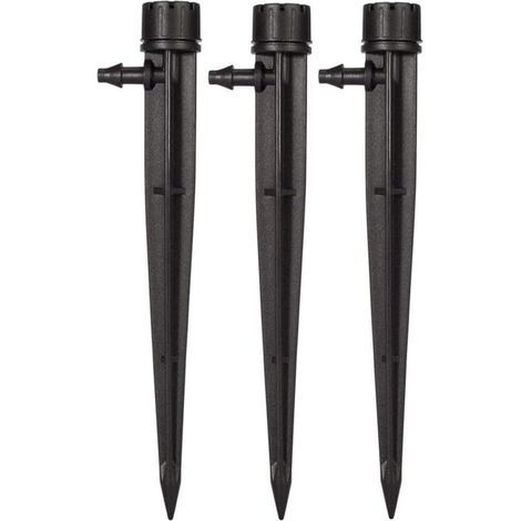 (50 Stück) Garten-bewässerungstropfer Für 4 Mm/7 Mm Rohr, 360 Grad, 8 Verstellbare Löcher, Mikrobewässerungs-kit