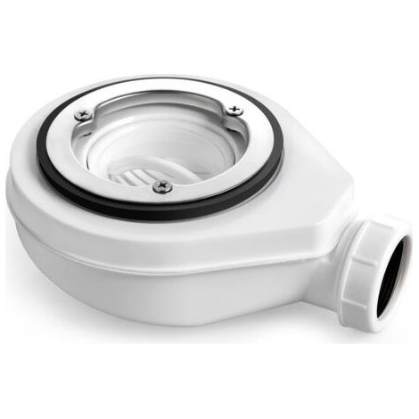 Duschrinnen-siphon 90 Mm, Anschlussdurchmesser 40/50 Mm, Ablauf Mit Siphon Für Duschkabinen, Duschablauf Mit Geruchsschutz-siphon + Haarsieb