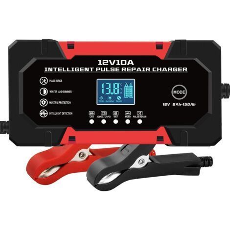 12 V 10 A Rot Ladegerät Für Autobatterie 12 V 10 A Mit Blei-säure-batterieladegerät