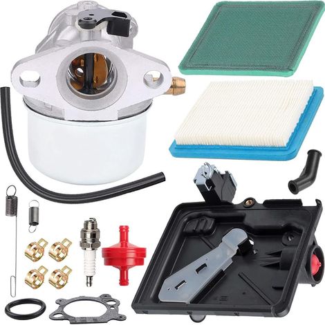 Carburateur Pour Briggs & Stratton 124t02 124t07 126m02 129700 12v800 12c700 4 Moteurs Miniatures Avec Base De Filtre À Air