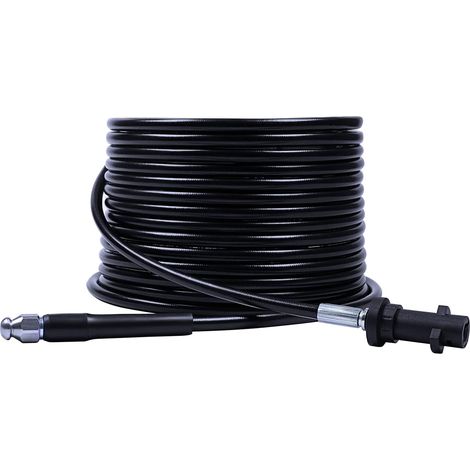 Abflussreiniger Für Kärcher Hochdruckreiniger, Abflusslanze Für Kärcher K2 K3 K4 K5 K7 Serie, Abflussreinigung Kompatibel Mit Kärcher 220 Bar 6 M Schwarz
