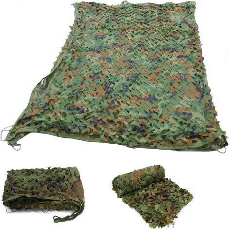 Tarnnetz Aus 210d Oxford-gewebe, 3 M X 3 M, Für Camping, Militärische Nutzung, Schießen, Sonnenschutz (3 M X 3 M)