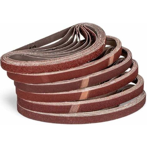 120er-pack Stoff-schleifbänder – 13 X 457 Mm (p80)