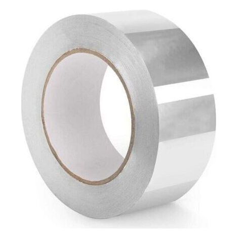 5 Cm X 50 M – Selbstklebende Aluminiumfolie Für Hochtemperatur-reparaturen – Zum Abdichten Von Lüftungs- Und Klimaanlage.