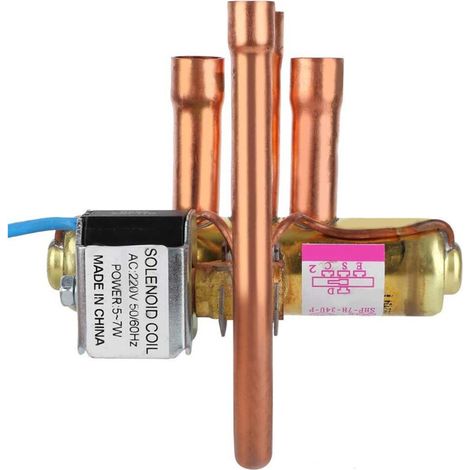 Vierwege-umschaltventil Für Kälteanlagen Service Wartung Hilfs-elektromagnetventil 1p Ac A/c Klimatisierung (1p)
