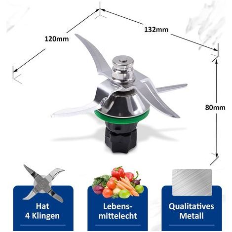 2024 Neue Iteration Des Thermomix Tm5/tm6/tm31 Universelles Messer-set Vorwerk