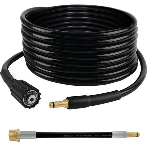 10m Hochdruckschlauch Ersatz Für Click Quick Connect System Und M22 Gewindeanschluss Für Kärcher K2 K3 K4 K5 K6 K7