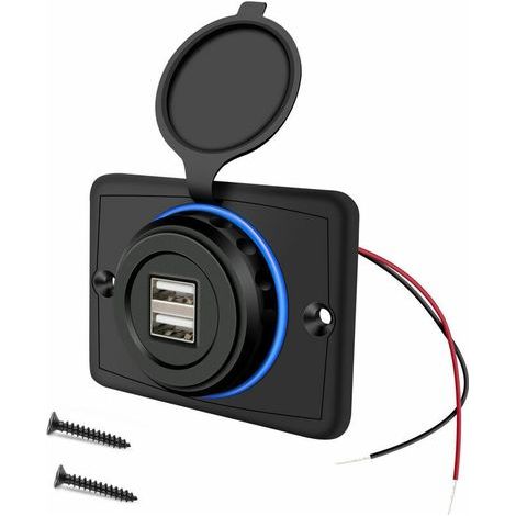 12v-usb-dose – Doppelte 12-v-usb-dose Für Wohnmobil – 3,1-a-usb-ladegerät Fürs Auto – Usb-autoladegerät Für Pkw, Bus, Wohnmobil Und Boot